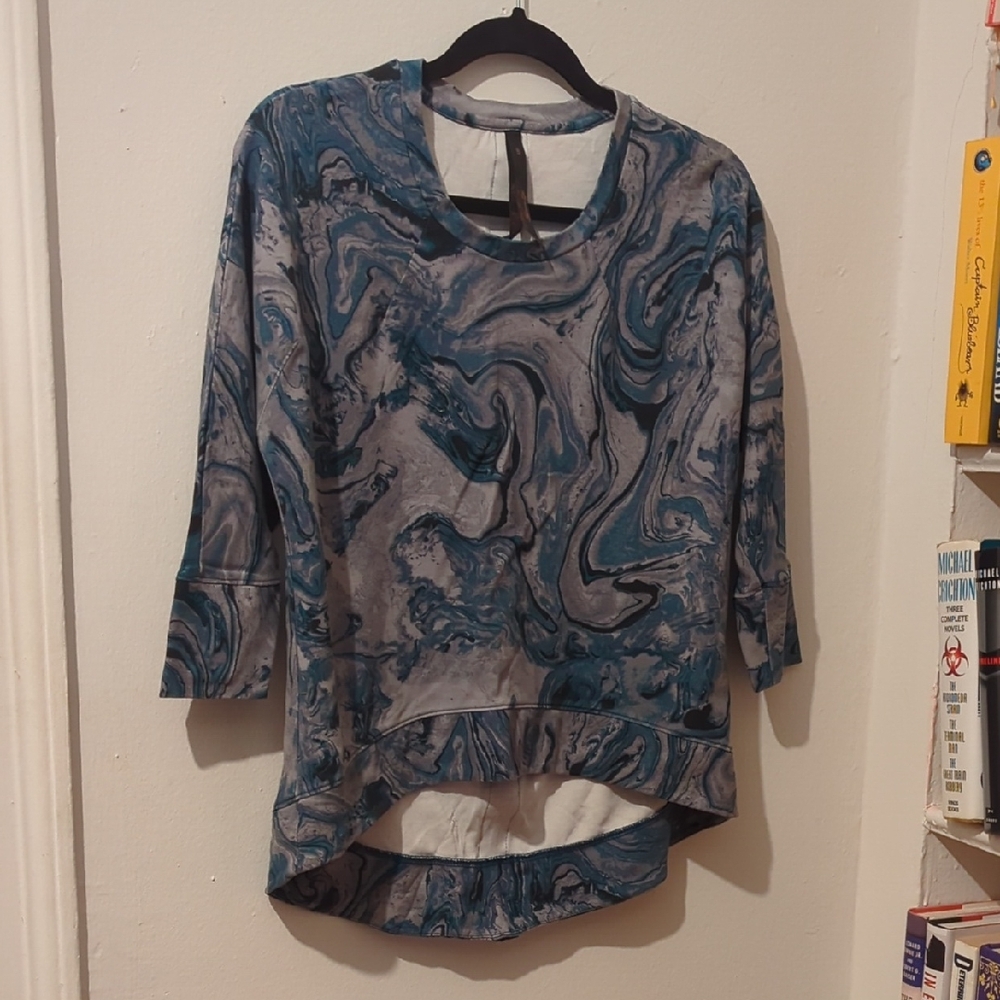 Melissa McCarthy Hi-low 3/4 Long Sleeve Top Size S